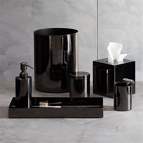 Richter Black Bath Accessories Cb2 Modern Bathroom Accessories