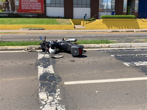 VÍdeo Motociclista Tem Fratura Exposta Após Se Envolver Em Acidente Em