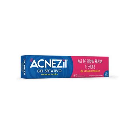 Acnezil Gel Secativo De Cravos E Espinhas Bisnaga G Antiacne