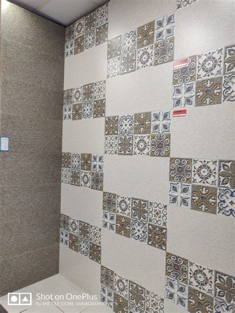 Glossy Ceramic Printed Bathroom Wall Tile Thickness 10 15 Mm At Rs 55square Feet In Chennai