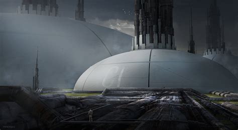 Dome Kim Petersen Sci Fi City Planets Art World Of Tomorrow