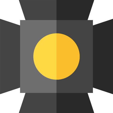 Spotlight Icon Basic Straight Flat
