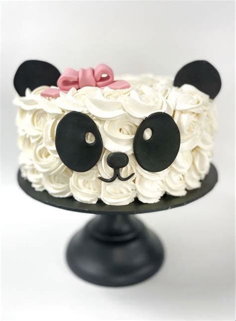 Easy Diy Panda Cake Kit Panda Cakes Cake Kit Panda Birthday Cake