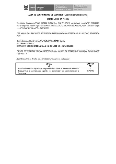 3 ACTA MAYO PARA SU AYUDA ACTA DE CONFORMIDAD DE SERVICIOS