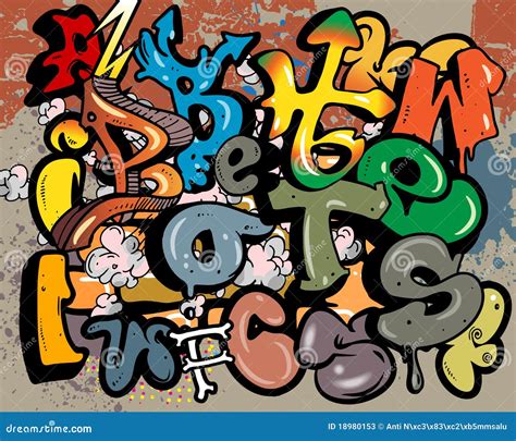 Graffiti Cartoon Vector | CartoonDealer.com #85226043