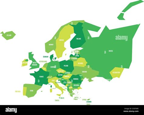 Mapa Pol Tico Infogr Fico Muy Simplificado De Europa En Esquema De