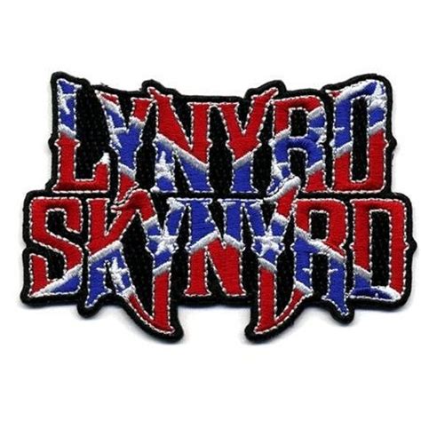 Lynyrd Skynyrd Flag Logo Rock Band Patch Cd P1948 By Preegle