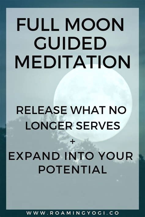 Full Moon Meditation Script 12 Minute Guided Meditation Artofit