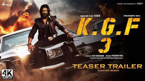 K G F Chapter 3 Official Trailer Rocking Star Yash Prabhas Jr NTR