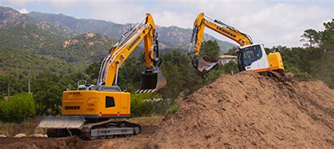 The First Liebherr R 936 Compact Crawler Excavator On Corsica