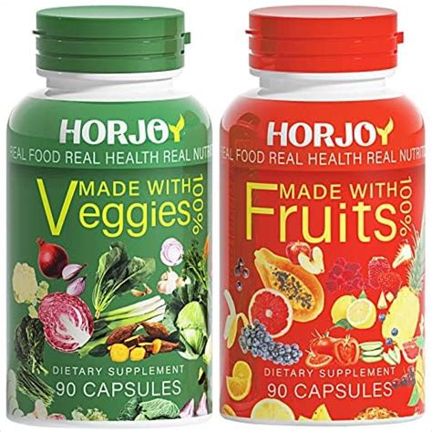 Amazon Horjoy Nature Fruits And Veggies Vitamins Supplements