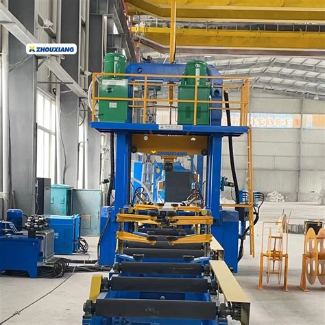 Steel Section Making H Beam Assembly Welding Straightening Machine