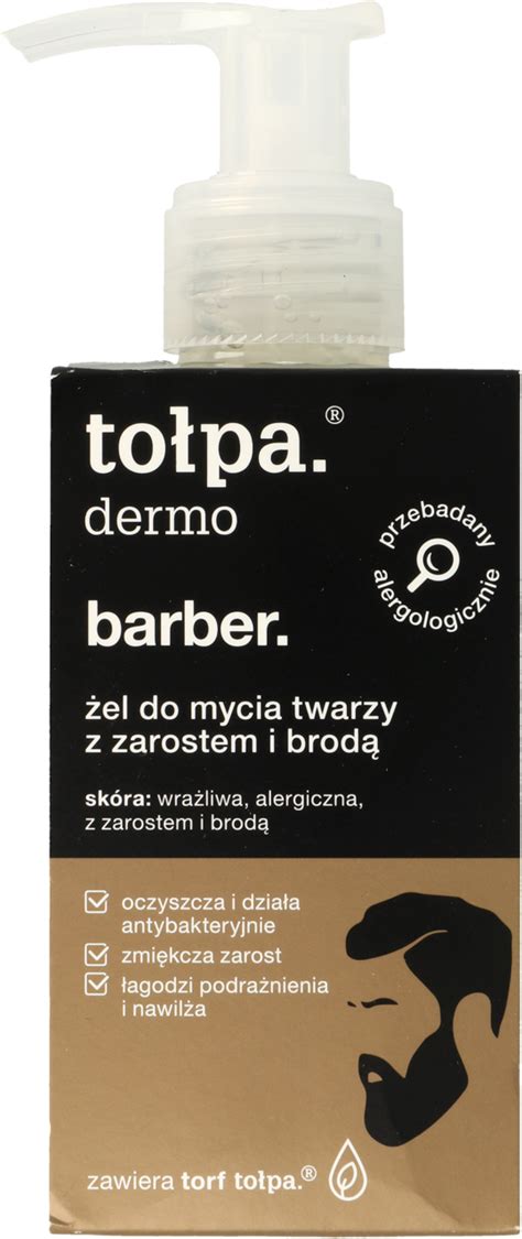 TOŁPA Dermo Barber żel do mycia twarzy z zarostem i brodą 150 ml