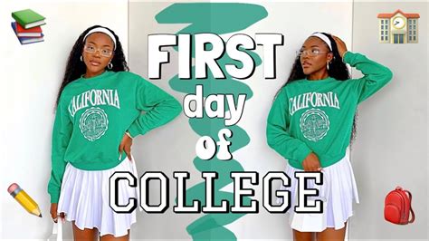 First Day Of College Grwm Vlog Stephanie Moka Youtube