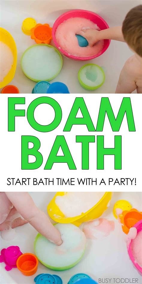 Foam Bath - Busy Toddler