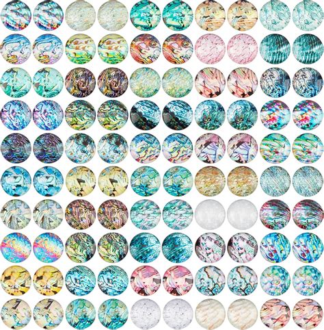 Amazon Ph Pandahall Pcs Mm Glass Cabochons Mixed Abstract