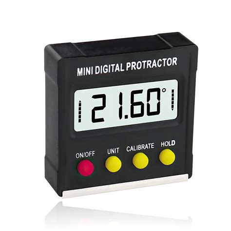 360 Degree Mini Digital Protractor Inclinometer Magnetic Angle Ruler Inclination Box Level Meter