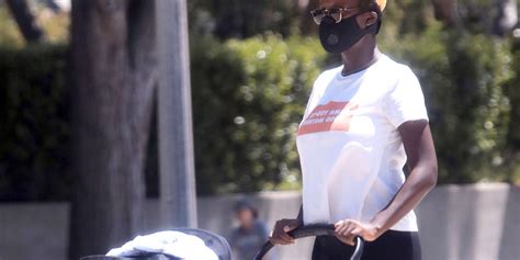 Jodie Turner-Smith Goes for a Walk with Newborn Daughter in L.A.