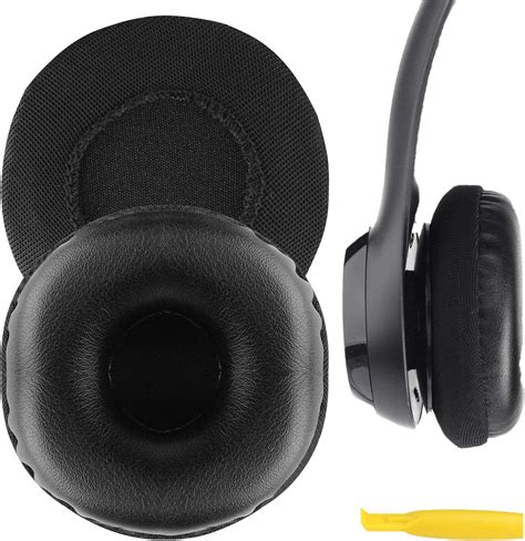 Geekria QuickFit Protein Leather Replacement Ear Pads For Logitech H390