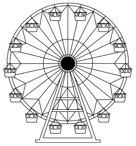 Desenhos De Roda Gigante Para Colorir Bora Colorir Images And Photos