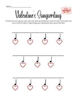 Valentine S Piano Level Songwriting By Amber Waldron Music Tpt