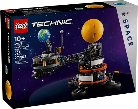 lego technic  pas cher la planete terre  la lune en orbite