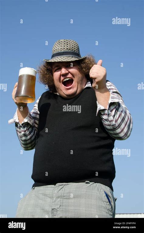 Fat Man Beer Hi Res Stock Photography And Images Alamy