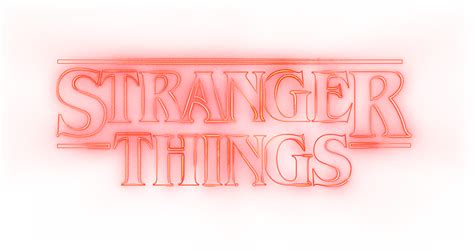 PNG Stranger Things Logo Free Transparent PNG Logos