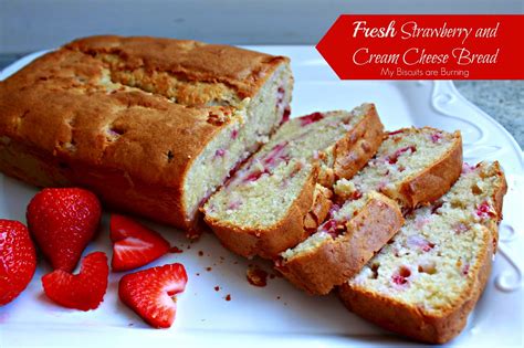 Fresh Strawberry Cream Cheese Bread