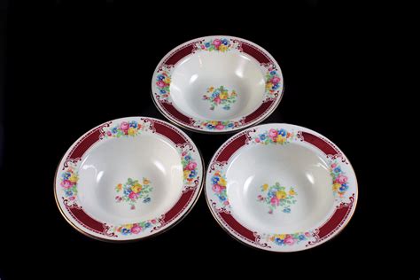 Fruit Bowls Homer Laughlin Majestic Brittany Shape Set Of 3