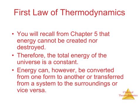 Thermodynamics