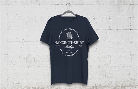 Hanging T-Shirt Mockup — Medialoot