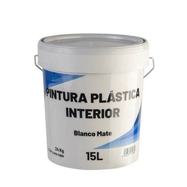 Pintura Plastica Blanca Mate L Obramat Bricomart