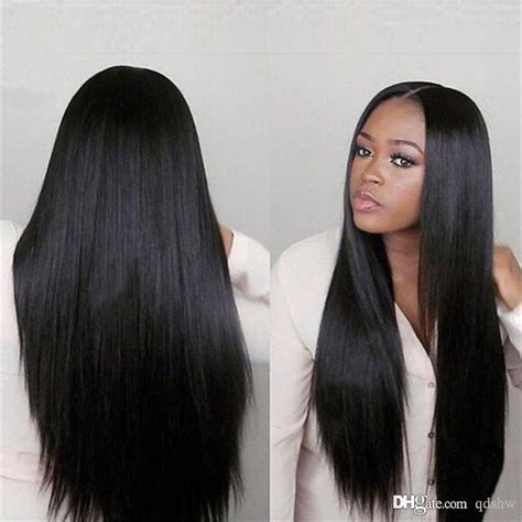 Peruvian Wigs Full Lace For Black Women Bleached Knots Straight Pre Plucked Glueless Human Hair