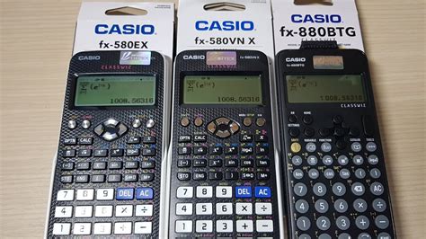 So S Nh T C T Nh To N C A Casio Fx Btg Vs Fx Vnx Vs Fx Ex