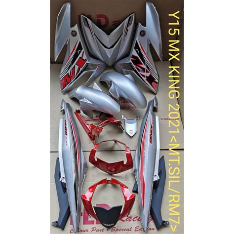 Y Zr Hld Coverset Mx King Matt Silver Red V V