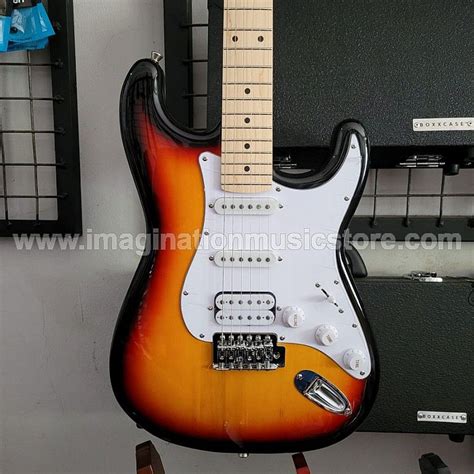 Jual Aria Pro Ii Stg M Hss Stratocaster Tone Sunburst Electric Guitar