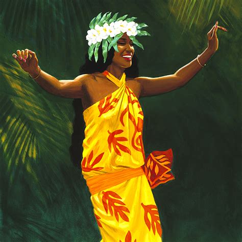 Hula Dancer Herb Kawainui Kāne