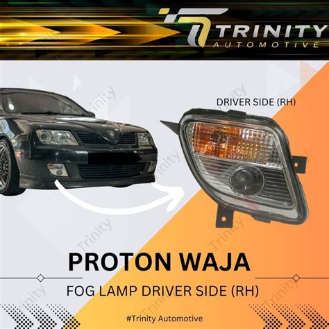 Proton Waja Fog Lamp Sport Light Kiri Kanan Made In Malaysia Shopee