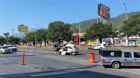 Carambola En Garza Sada Deja En Total Cuatro Personas Muertas Abc