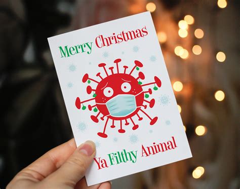 Coronavirus Covid Themed Christmas Cards | WEDFEST