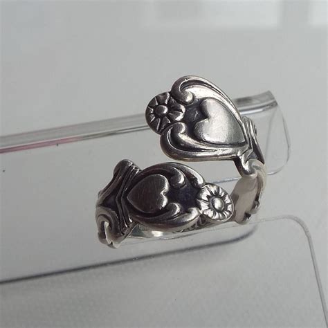 Sterling Silver Vintage Avon Spoon Ring Classic Design Vintage Avon