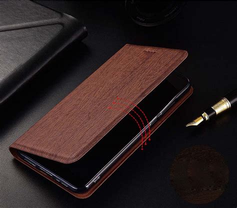 Tree Texture Classic Flip PU Leather Protective Case For Nubia Red