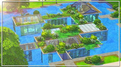 The Sims 4 Build Underwater Mansion Youtube