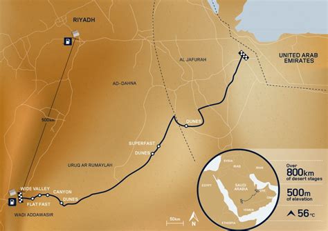 Empty Quarter Map - سعودي شفت