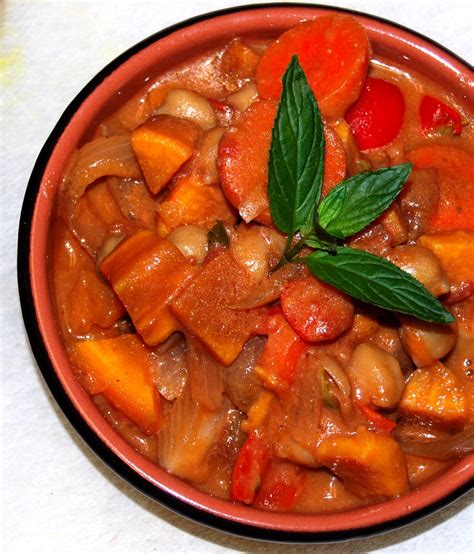 African Sweet Potato Stew Holy Cow