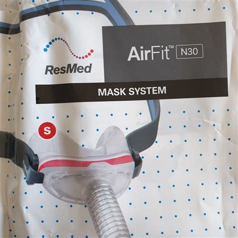 Resmed Airfit N30 Nasal Cpap Mask In Sizes S Sw M Fitpack W