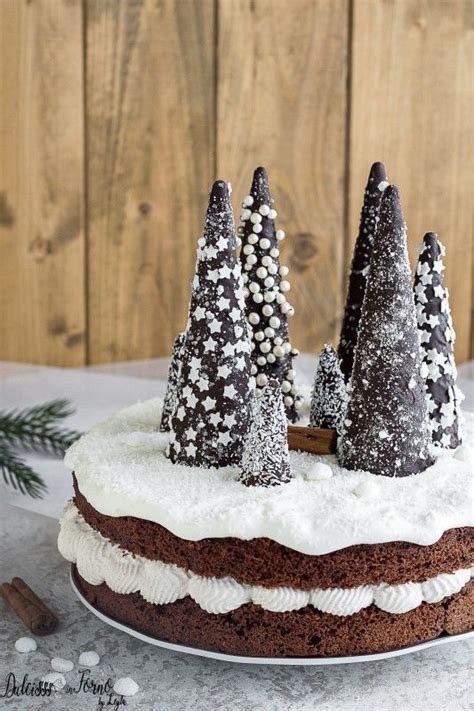 Torta Di Natale Semplice Con Alberelli Ricetta Dolce Facile Per Natale