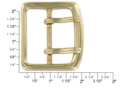 Center Bar Buckledouble Tongue Brass Buckle Buckle Guy