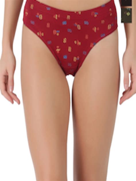 Buy Dollar Pack Of Floral Printed Cotton Anti Bacterial Bikini Briefs Briefs For Women